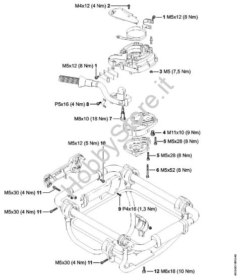 Coppie di serraggio BT 131 BT 131 brand Stihl